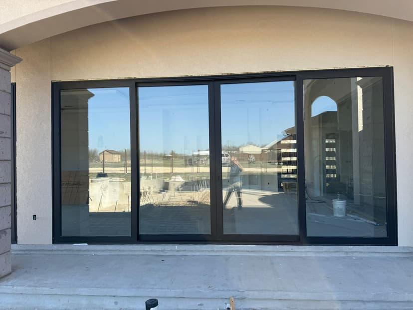 High-performance sliding door installation