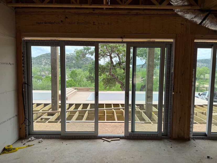 Custom sliding door configuration